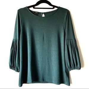 Talbots Pleated Bell Sleeve Blouse - MP